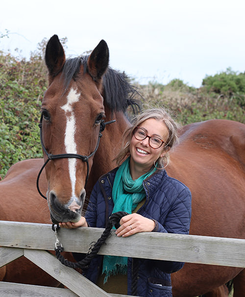 Sarah Beynon and horse